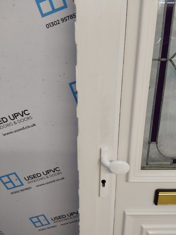 Used White Upvc Front Door 880mm x 2030mm 0226 - Image 8