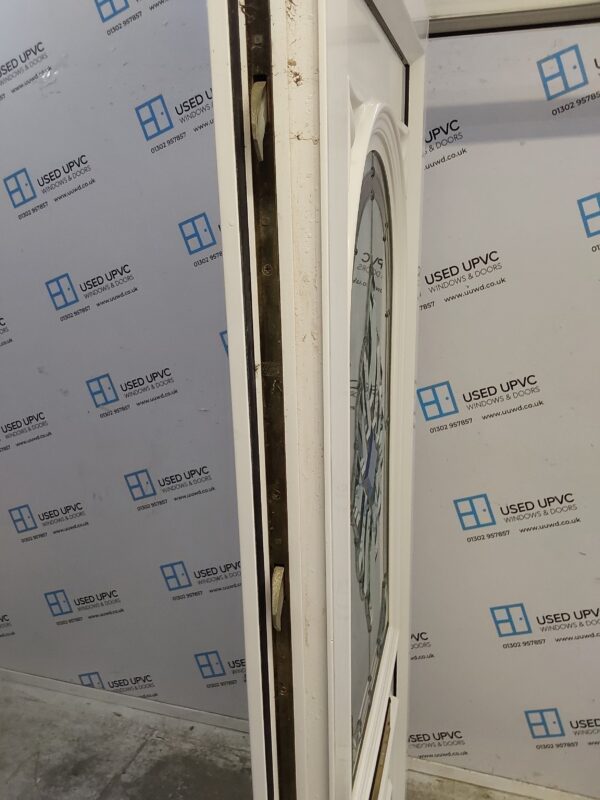 Used White Upvc Front Door 880mm x 2030mm 0226 - Image 4