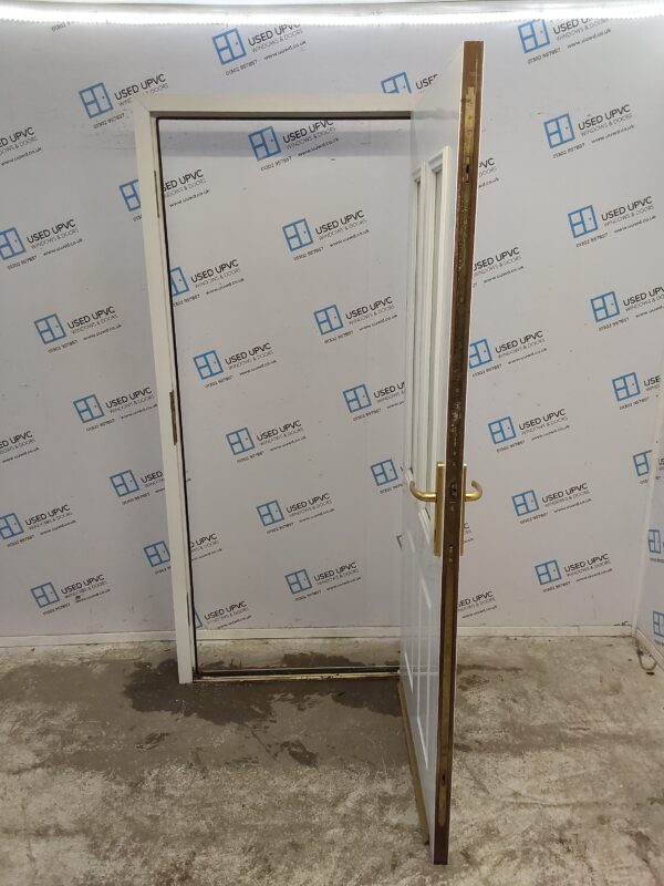 Used White Upvc Back Door 955mm x 2075mm 0189 - Image 3