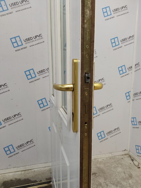 Used White Upvc Back Door 955mm x 2075mm 0189 - Image 5