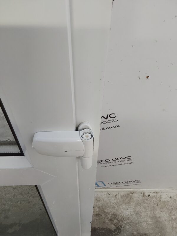 Used White Upvc Back Door 870mm x 2050mm 0130 - Image 8