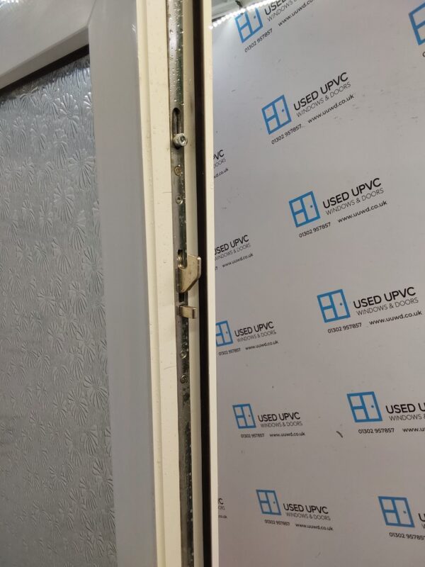 Used White Upvc Back Door 870mm x 2050mm 0130 - Image 4