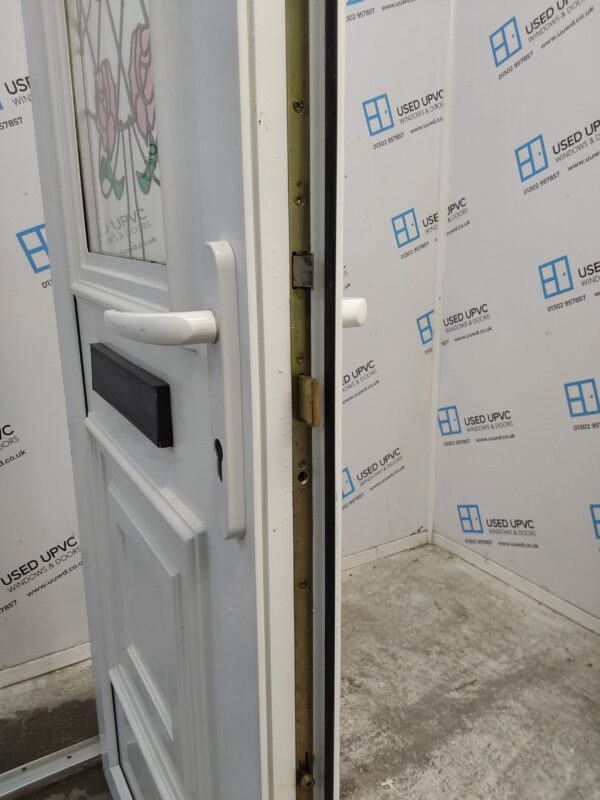 Used White Upvc Front Door 870mm x 2070mm 0122 - Image 5