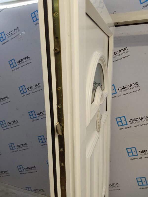Used White Upvc Front Door 910mm x 2060mm (Reduce To 895mm) 0099 - Image 4