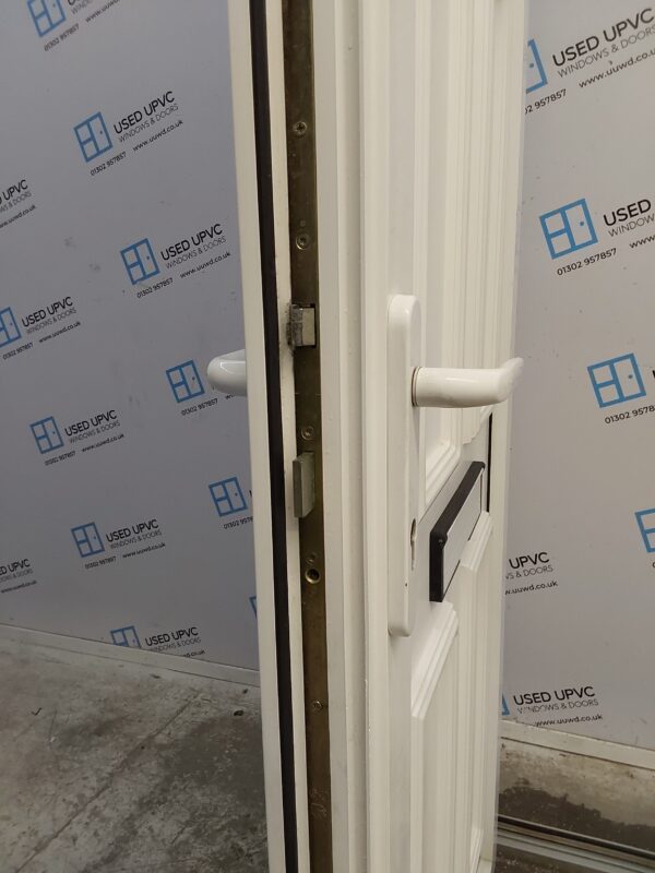 Used White Upvc Front Door 910mm x 2060mm (Reduce To 895mm) 0099 - Image 5