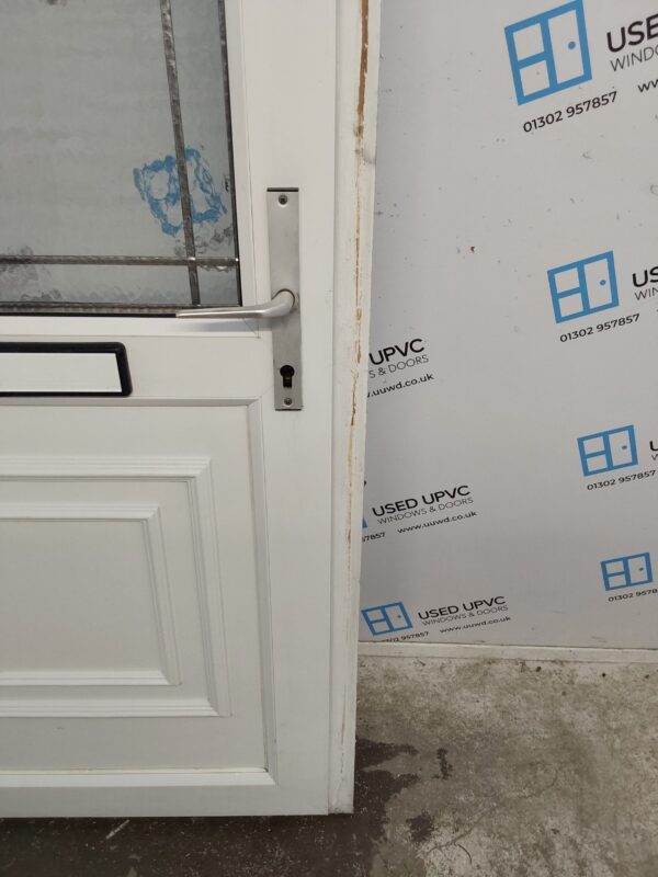 Used White Upvc Front Door 880mm x 2110mm C7D023 - Image 7