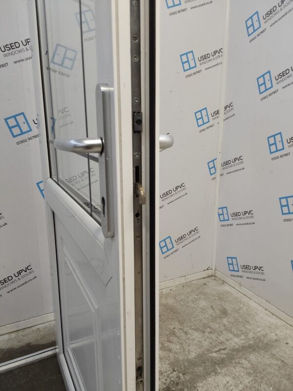 Used White Upvc Back Door 975mm x 2105mm C7D015 - Image 5
