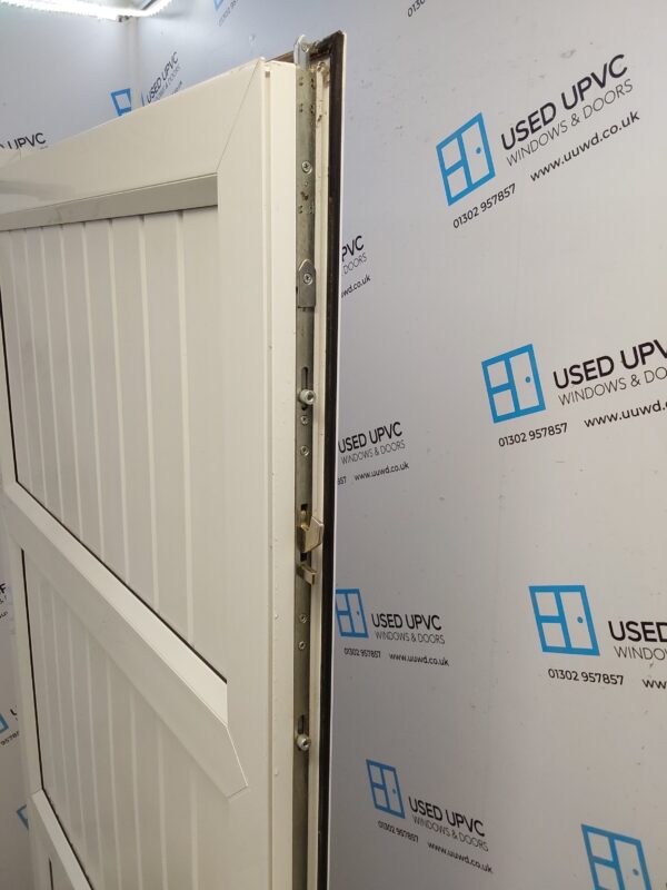 Used White Upvc French Doors 2290mm x 1980mm (Reduce To 2190mm) EA10 - Image 3