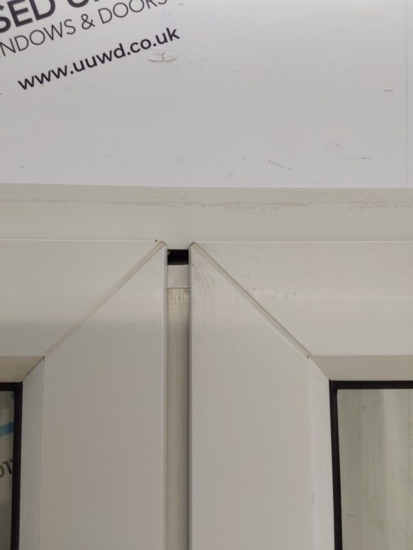 Used White Upvc French Doors 1495mm x 2155mm (Reduce To 1455mm) EA9 - Image 7