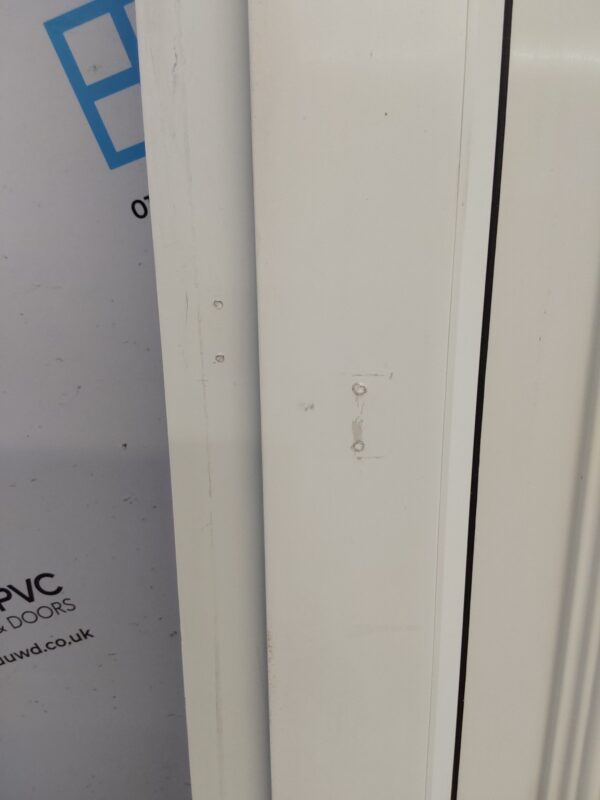 Used White Upvc Back Door And Arched Toplight 890mm x 2275mm C7D063 - Image 7