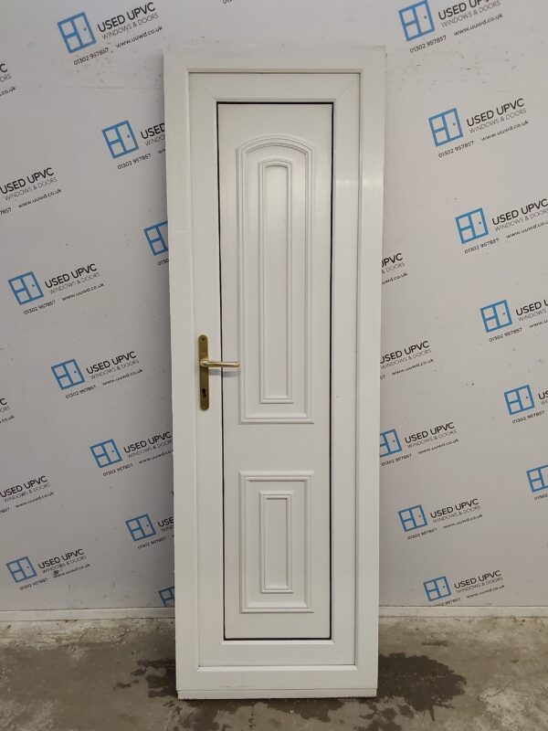 Used Woodgrain Upvc Back Door (Outwards Opening) 670mm x 2080mm C7D067 - Image 6