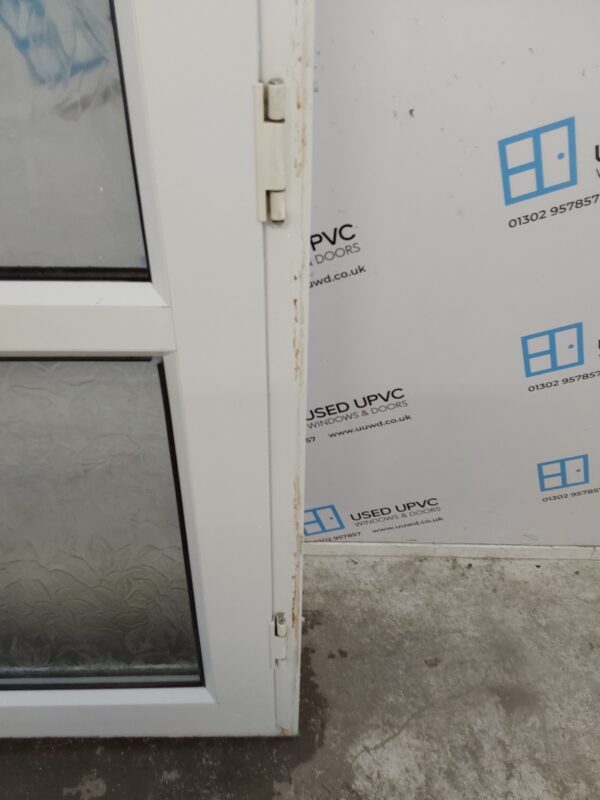 Used White Upvc Back Door 930mm x 2050mm C7D080 - Image 7
