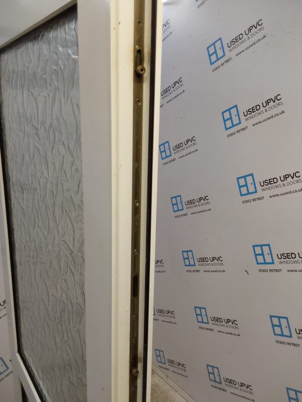 Used White Upvc Back Door 930mm x 2050mm C7D080 - Image 4