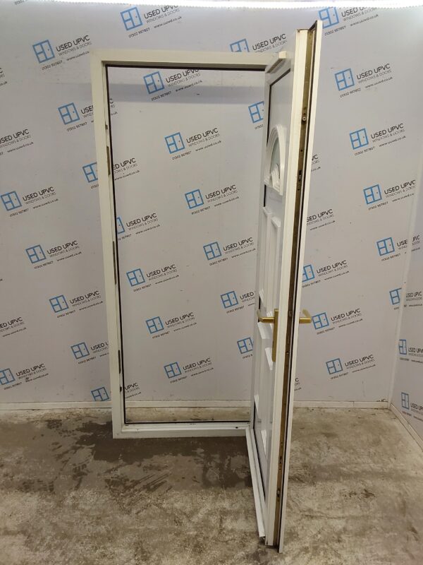Used White Upvc Back Door 885mm x 2050mm C6003 - Image 3