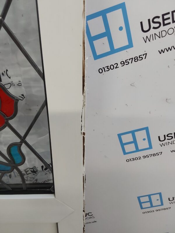 Used White Upvc Front Door And Side Panel 1215mm x 2070mm DS003 - Image 11