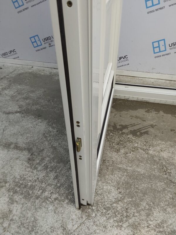 Used White Upvc Front Door And Side Panel 1215mm x 2070mm DS003 - Image 6