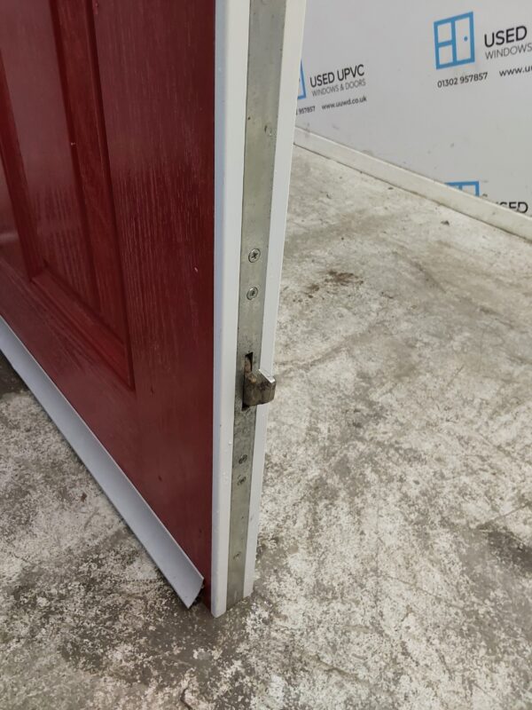 Used Red Composite Front Door 925mm x 2060mm C8D26 - Image 6