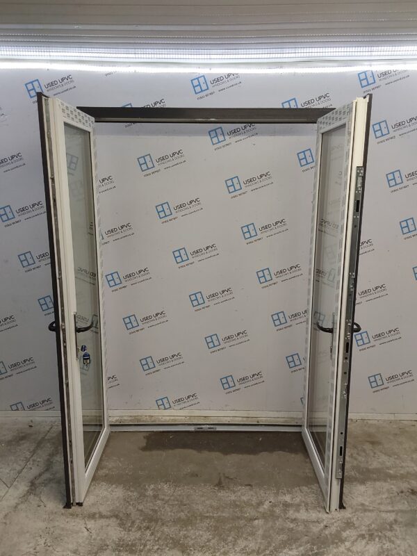 Brand New Triple Glazed Anthracite Grey Upvc French Doors 1510mm x 2100mm (Reduce To 1490mm x 2090mm) EA5 - Image 2