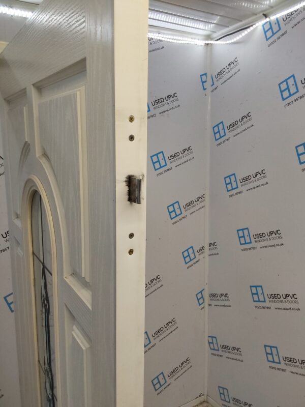 Used White Composite Back Door 940mm x 2100mm 0787 - Image 4