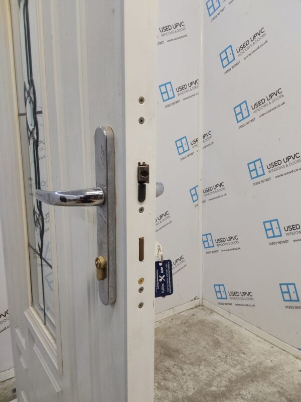 Used White Composite Back Door 940mm x 2100mm 0787 - Image 5