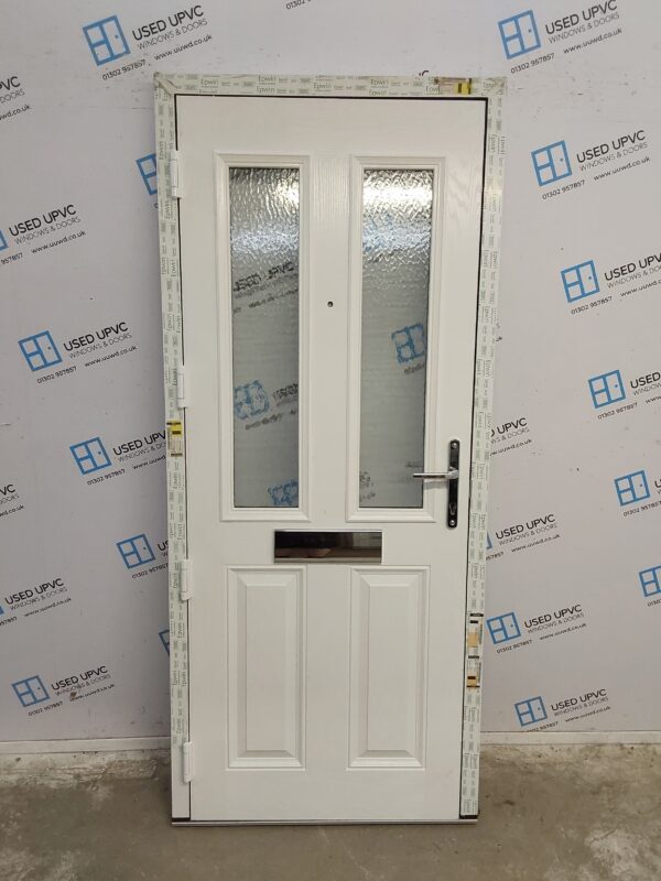 Brand New White Composite Front Door 885mm x 2045mm C1ND42 - Image 2