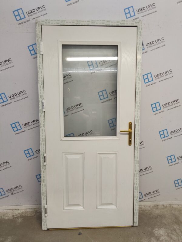 Brand New Dark Green Composite Back Door 1000mm x 2075mm ND146 - Image 2