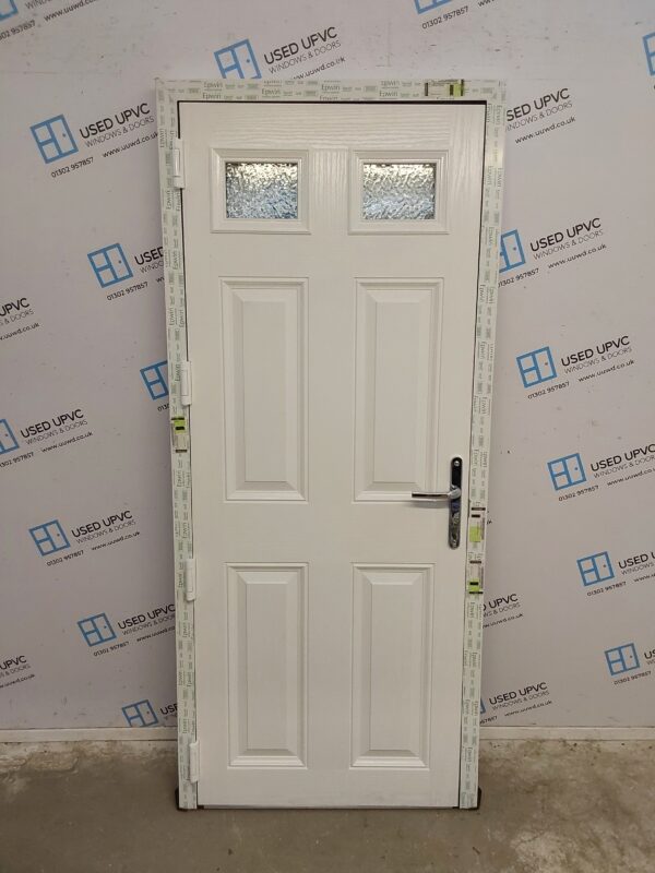 Brand New Black Composite Back Door 845mm x 1940mm ND147 - Image 2