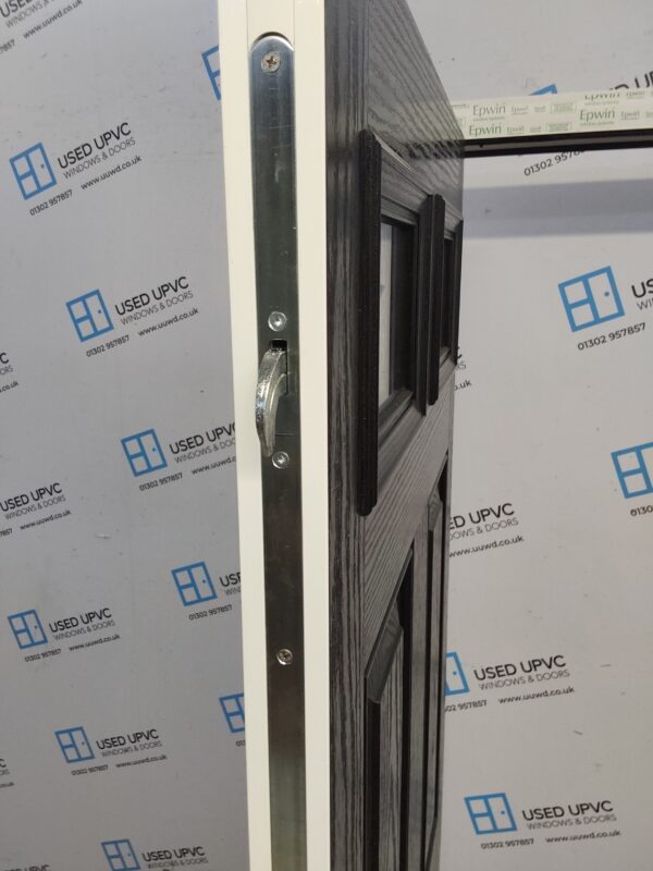 Brand New Black Composite Back Door 845mm x 1940mm ND147 - Image 4