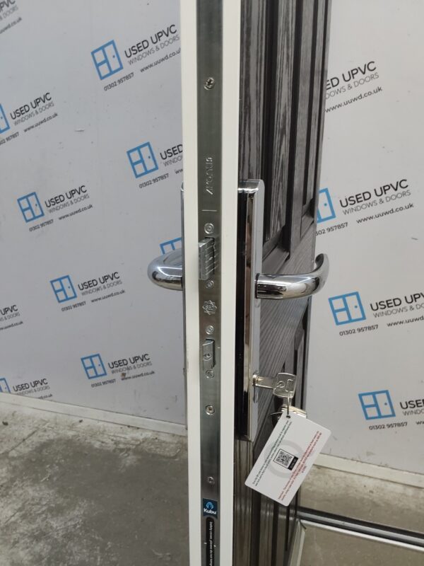 Brand New Black Composite Back Door 845mm x 1940mm ND147 - Image 5