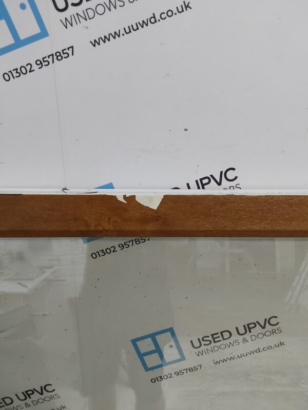 Used Oak Upvc Window 2385mm x 1400mm LW0035 - Image 4