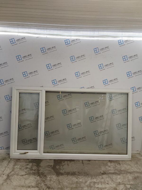 Used Oak Upvc Window 2385mm x 1400mm LW0035 - Image 3