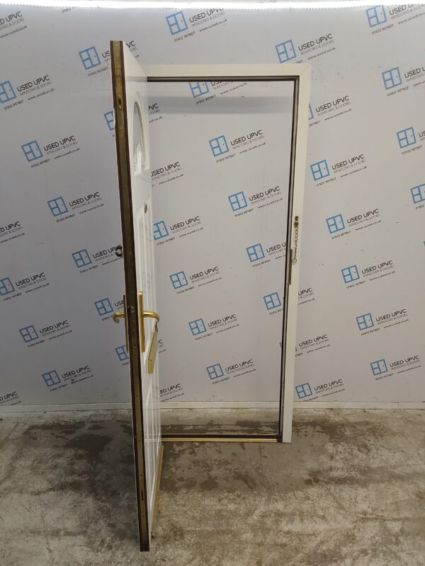 Used White Upvc Front Door 850mm x 2015mm 0544 - Image 3