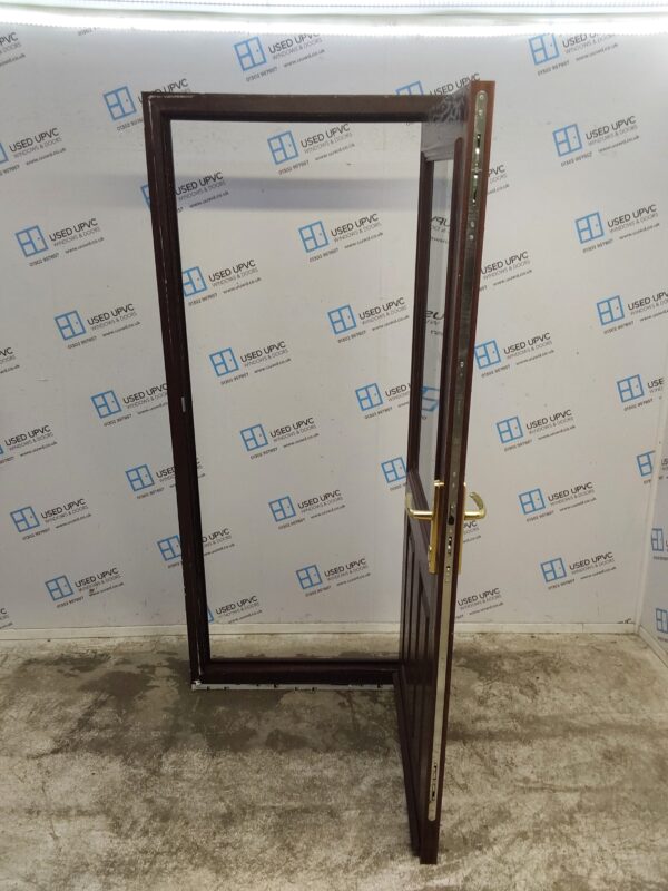 Used Rosewood Composite Back Door 870mm x 2040mm C12D07 - Image 3