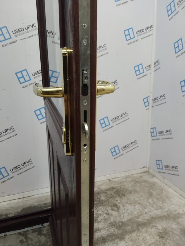 Used Rosewood Composite Back Door 870mm x 2040mm C12D07 - Image 5