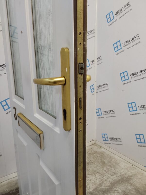 Used White Upvc Front Door 860mm x 1995mm C12D08 - Image 5