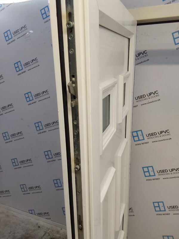 Used White Upvc Back Door 820mm x 2030mm C12D10 - Image 5