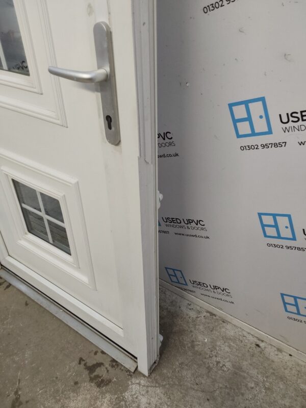 Used White Upvc Back Door 1020mm x 2125mm 0622 - Image 9