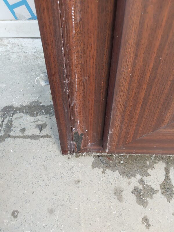 Used Woodgrain Upvc Back Door 930mm x 2055mm (Reduce To 890mm x 2035mm) 0456 - Image 8