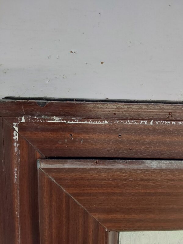 Used Woodgrain Upvc Back Door 930mm x 2055mm (Reduce To 890mm x 2035mm) 0456 - Image 9