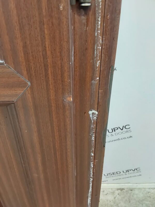 Used Woodgrain Upvc Back Door 930mm x 2055mm (Reduce To 890mm x 2035mm) 0456 - Image 10