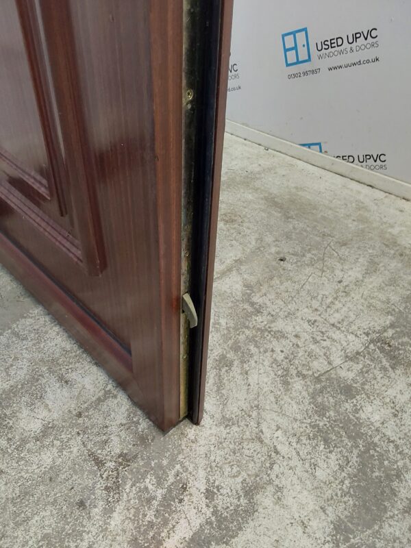 Used Woodgrain Upvc Back Door 930mm x 2055mm (Reduce To 890mm x 2035mm) 0456 - Image 6