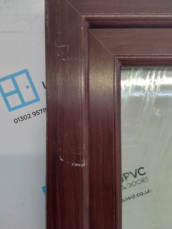 Used Rosewood Upvc Back Door 915mm x 2025mm (Reduce To 890mm) 0411 - Image 12