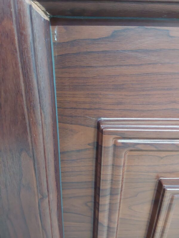 Used Rosewood Upvc Back Door 915mm x 2025mm (Reduce To 890mm) 0411 - Image 9