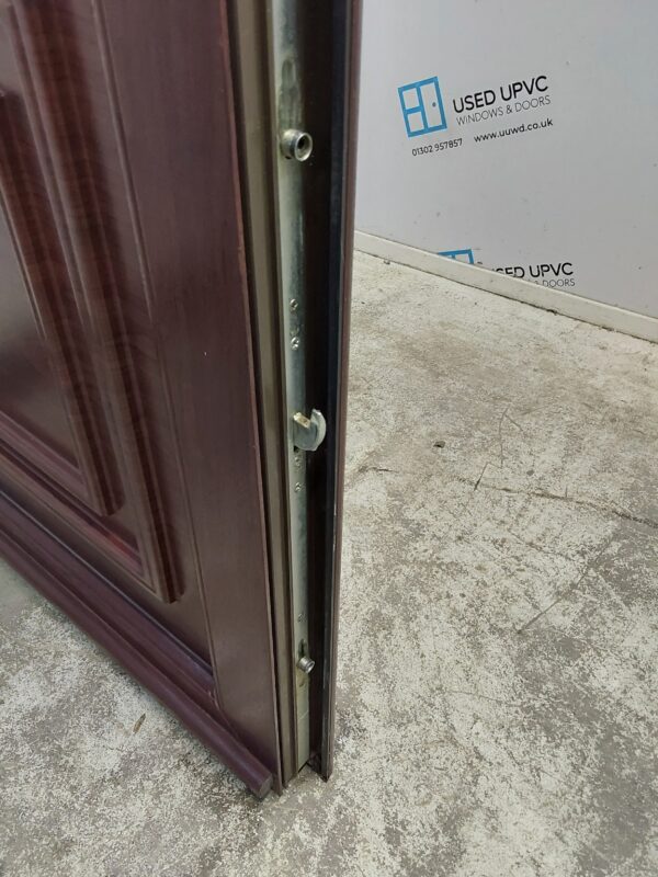 Used Rosewood Upvc Back Door 915mm x 2025mm (Reduce To 890mm) 0411 - Image 6