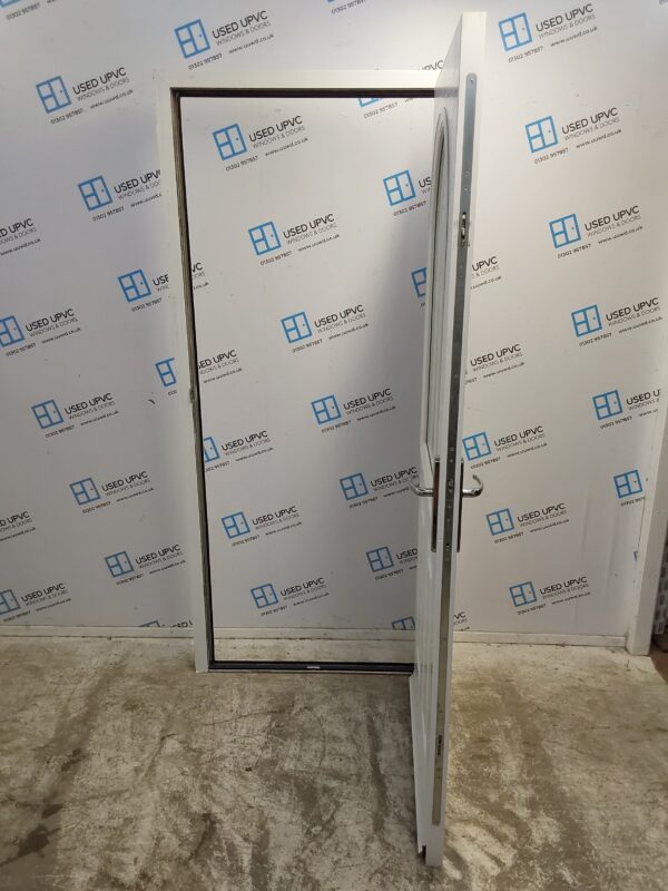 Used White Composite Back Door 920mm x 2070mm 0263 - Image 3