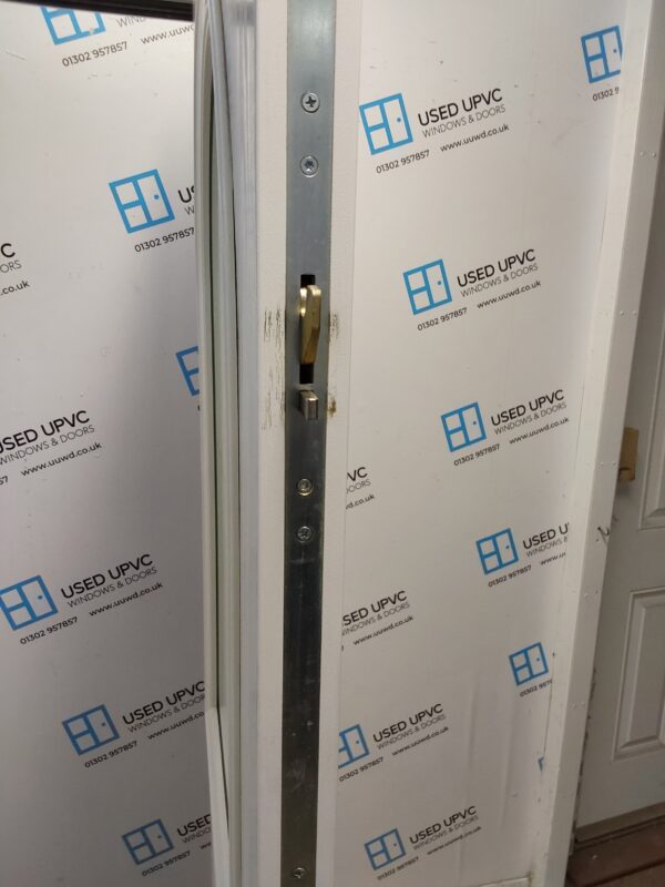 Used White Composite Back Door 920mm x 2070mm 0263 - Image 4