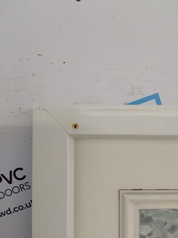 Used White Upvc Back Door 870mm x 2020mm 0189 - Image 9