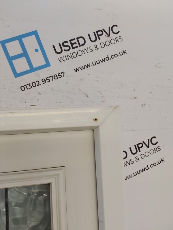 Used White Upvc Back Door 870mm x 2020mm 0189 - Image 11