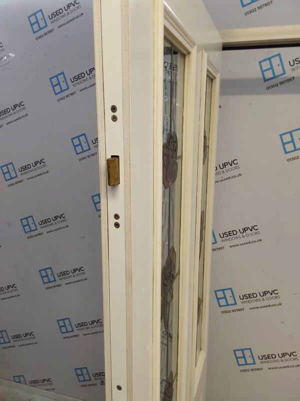Used White Upvc Back Door 870mm x 2020mm 0189 - Image 4
