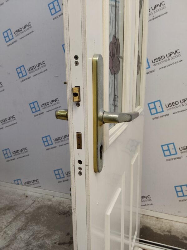 Used White Upvc Back Door 870mm x 2020mm 0189 - Image 5
